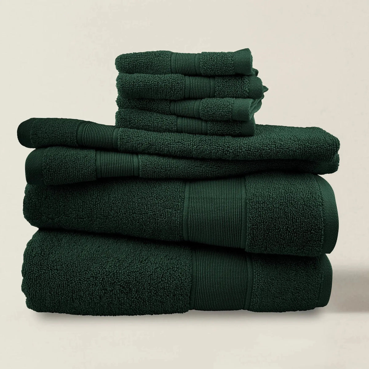 8-Piece Cotton Bath Towel Set | Complete Bathroom Set | Five Colours