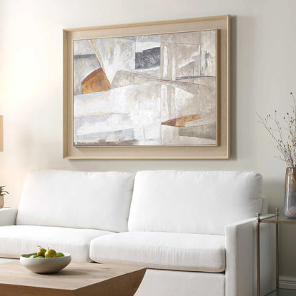 Neutral Tone Abstract Canvas