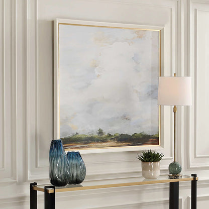 Blue Landscape Print