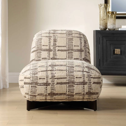 Modern Armless Accent Chair
