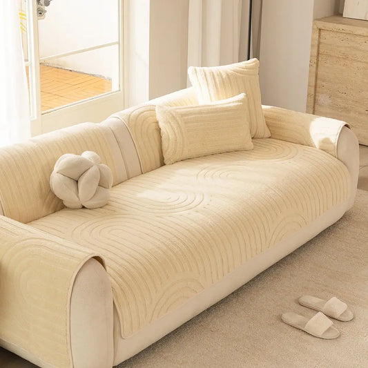 Soft Cotton Velvet Sofa Cushion