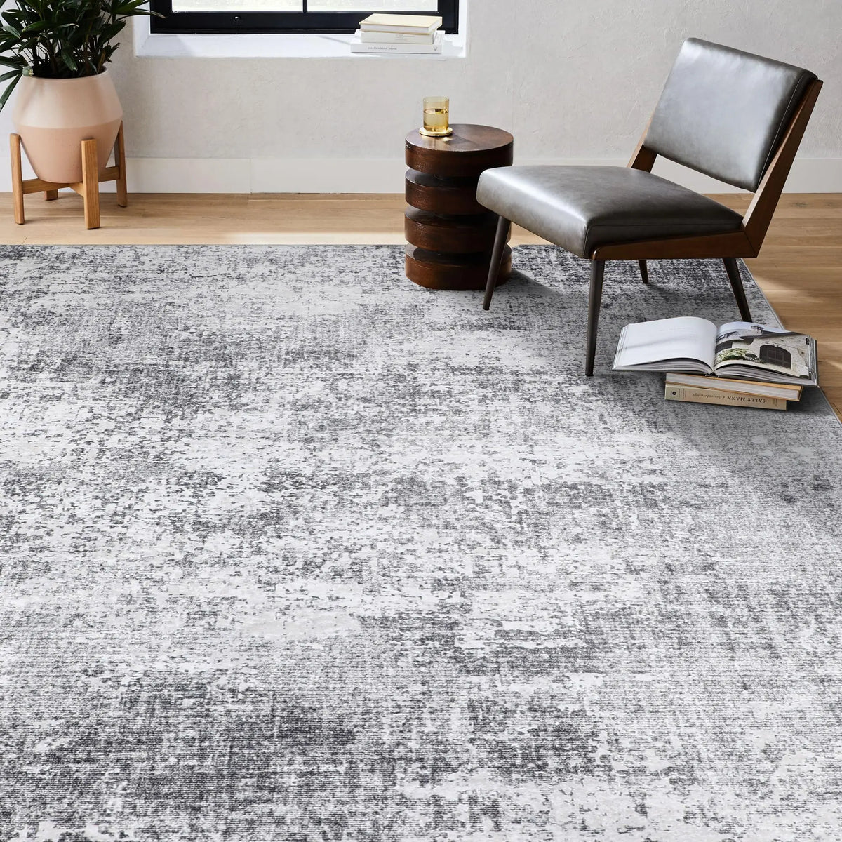 Elevate Your Space with the Purecozy Pet Friendly 9x12 Vintage Area Rug – Perfect for Living Rooms, Kitchens, and More!