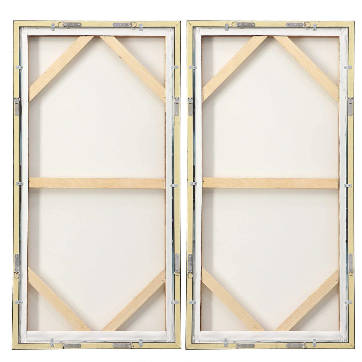 Modern Watercolor Canvas Art, Set of 2