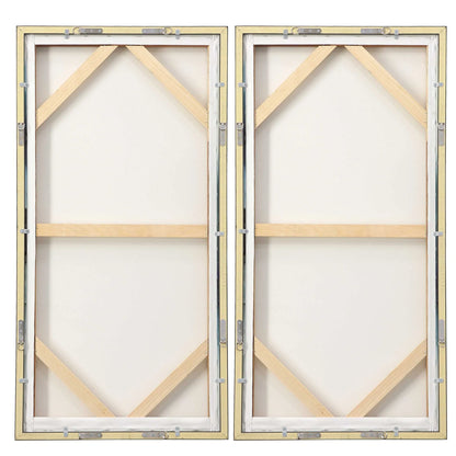 Modern Watercolor Canvas Art, Set of 2