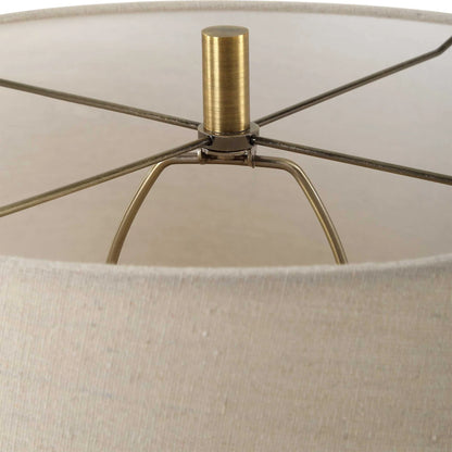 Aged Terracotta Table Lamp