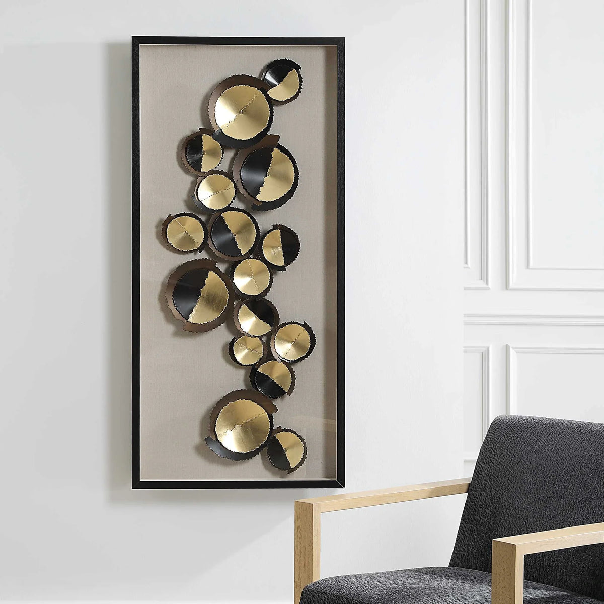 Iron Disc Shadow Box