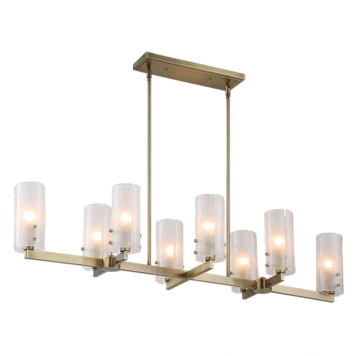 8 Light Linear Chandelier