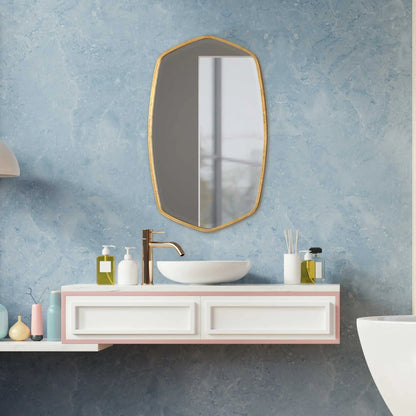 Antiqued Gold Mirror