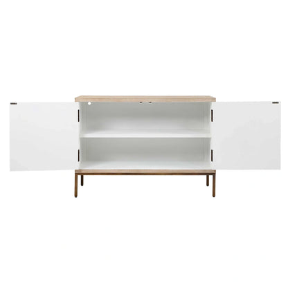 2 Door White Cabinet