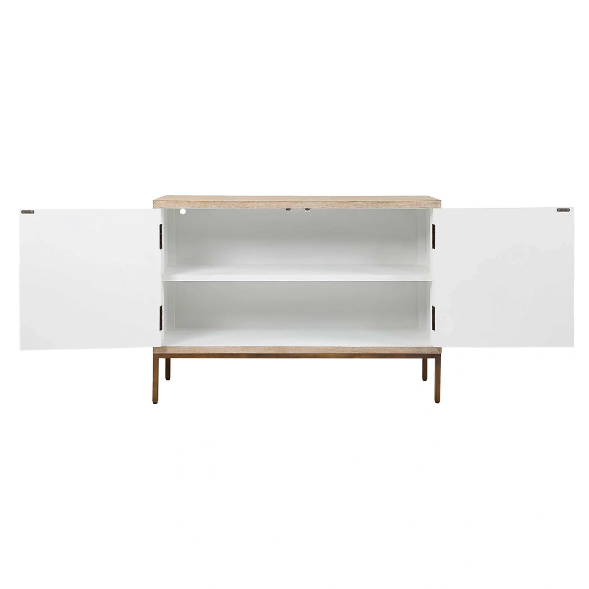 2 Door White Cabinet