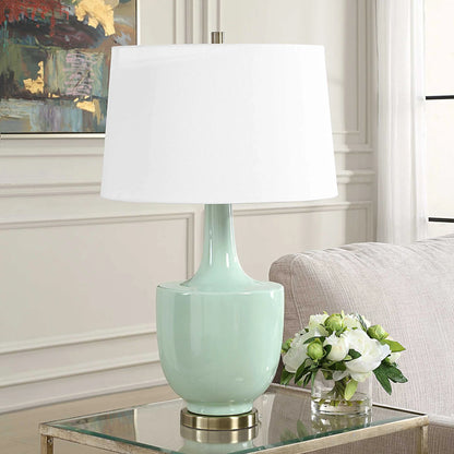 Mint Green Table Lamp