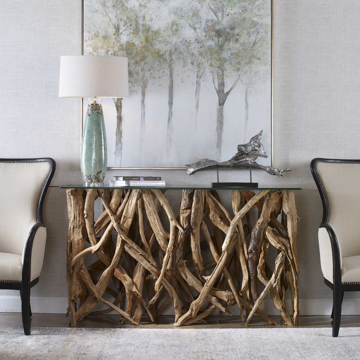 Wood Console