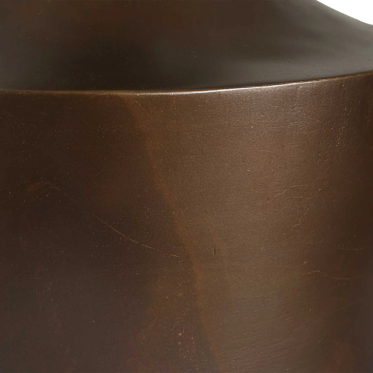 Curved Bronze Table Lamp