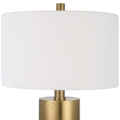 Ivory & Brass Table Lamp