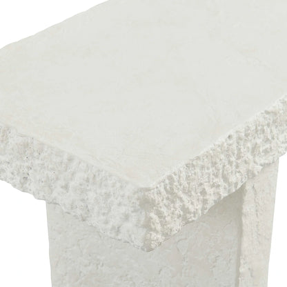 Indoor-Outdoor Limestone Console Table