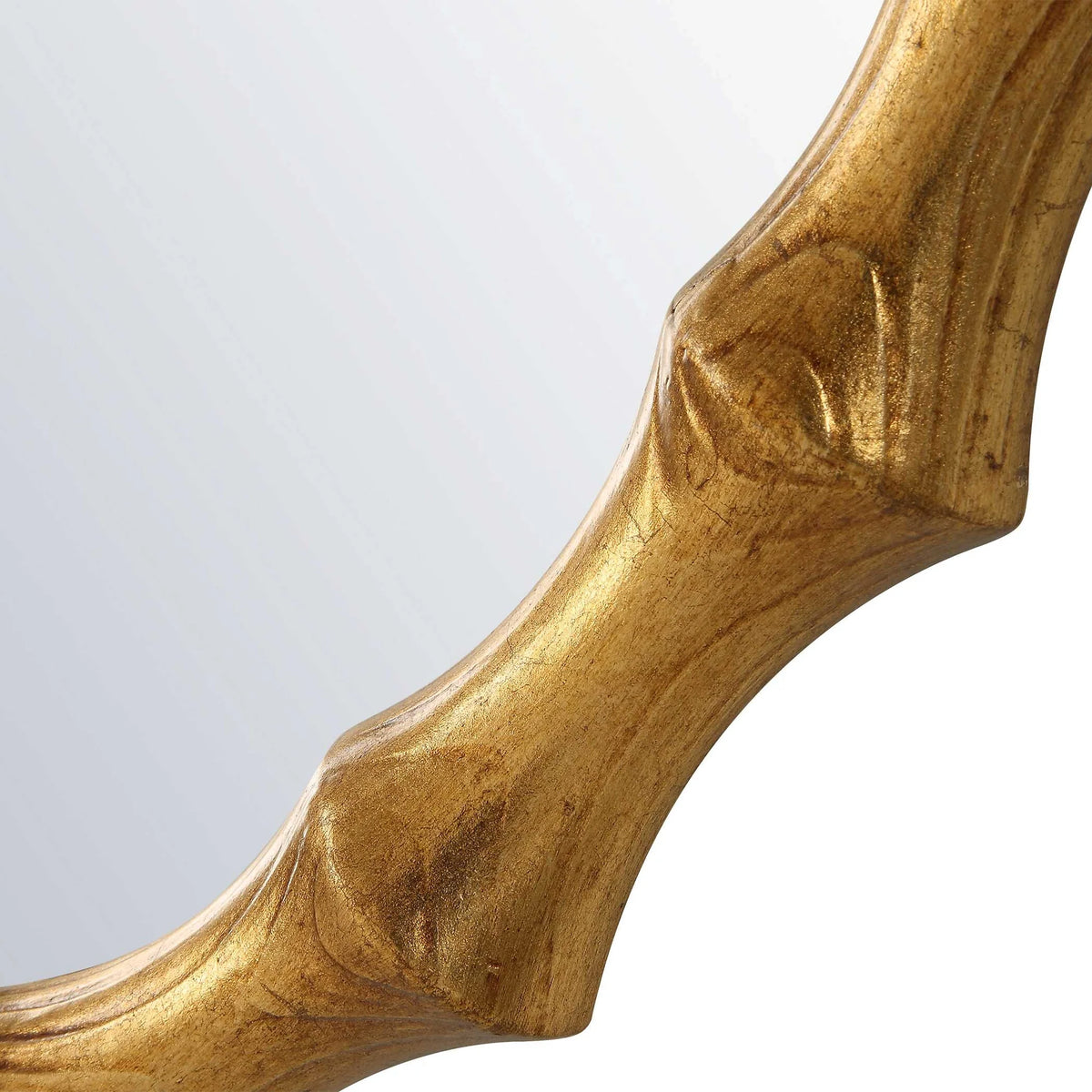 Round Gold Mirror