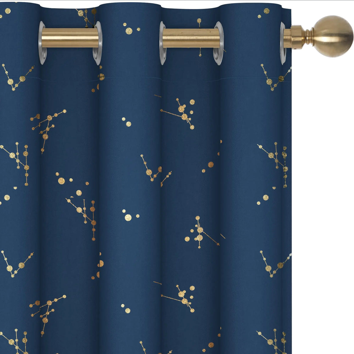 Blackout Curtain Panels | 100% Polyester, Thermal Insulated, Grommet Top | Wide Size Range, Set of 2