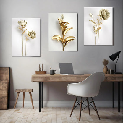 3-Piece Wooden Frame Canvas Art Set