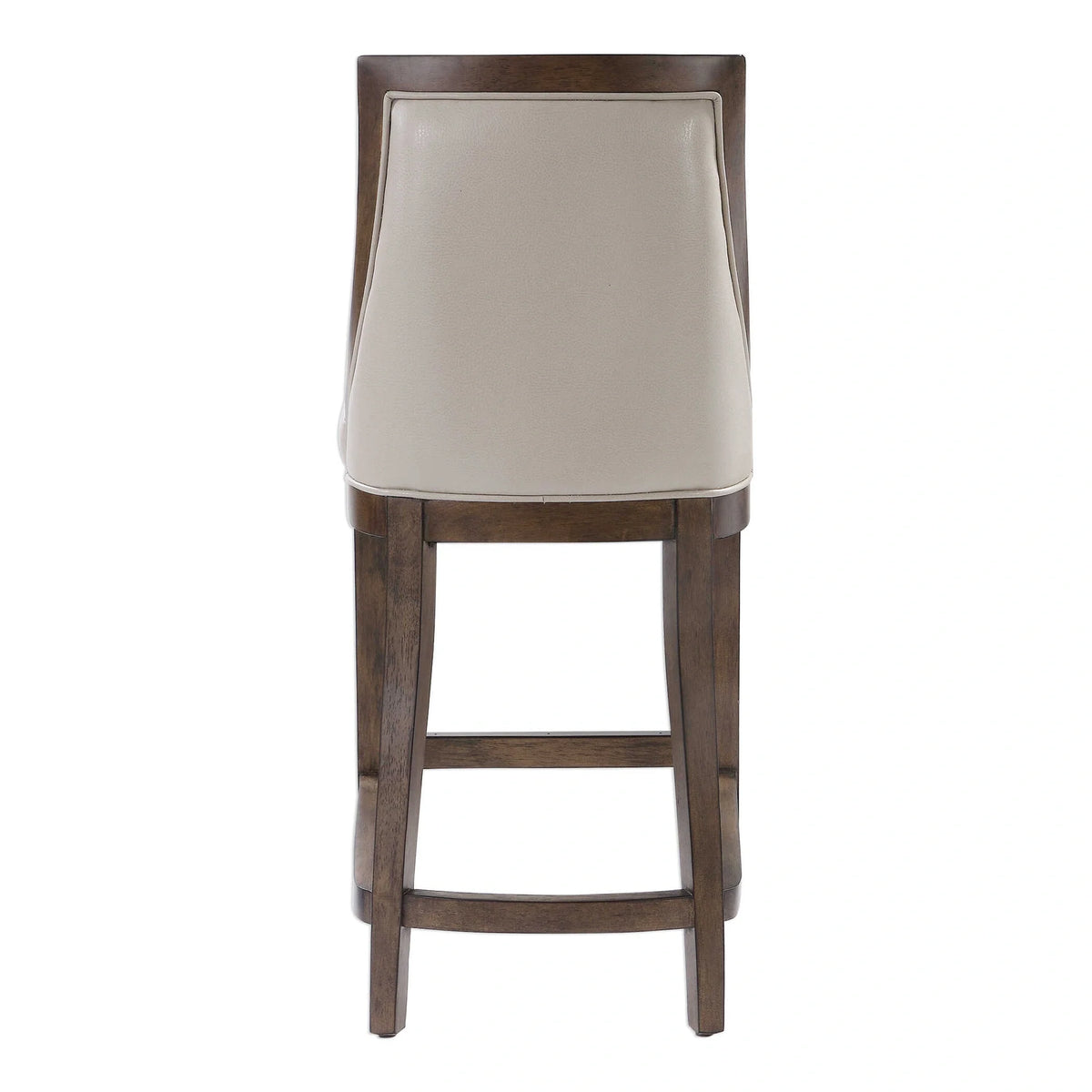 Faux Leather Counter Stool