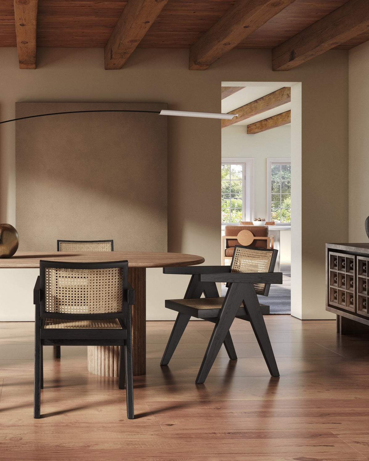 Chandigarh Rattan Armchair | FINAL SALE