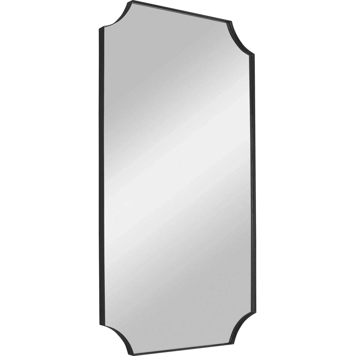 Scalloped Corner Mirror