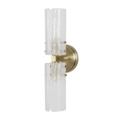 2 Light Glass Sconce