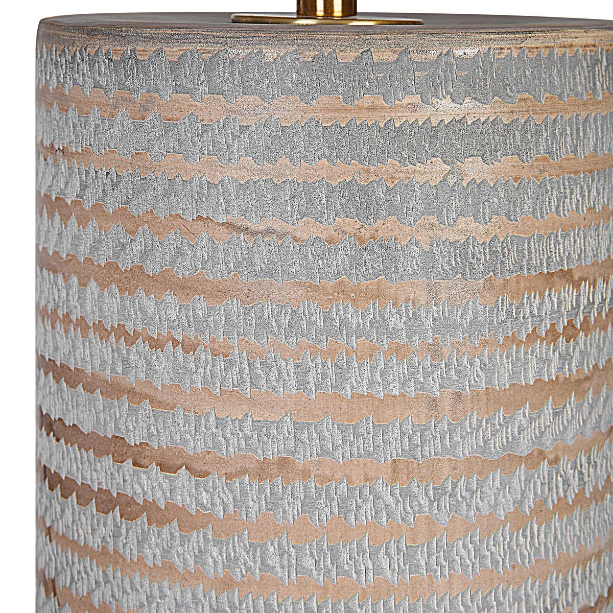 Gray Table Lamp