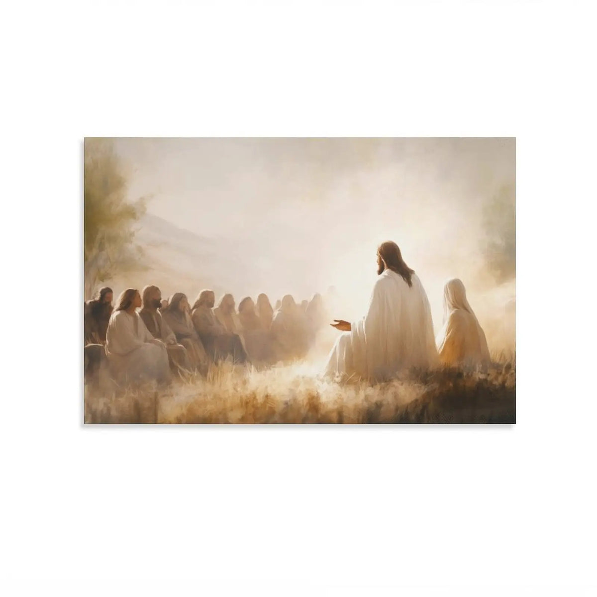 Stunning Vintage Jesus Nativity Wall Art Set - Perfect Christian Decor for Your Living Room, Bedroom, or Prayer Room