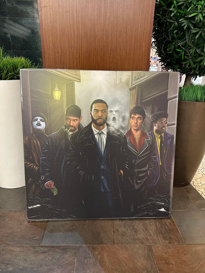Distro Meet Canvas Wall Decor - Creative Design Print