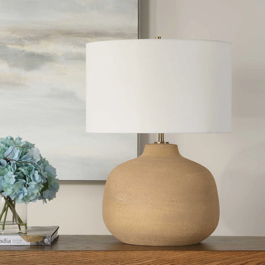 Terracotta Table Lamp