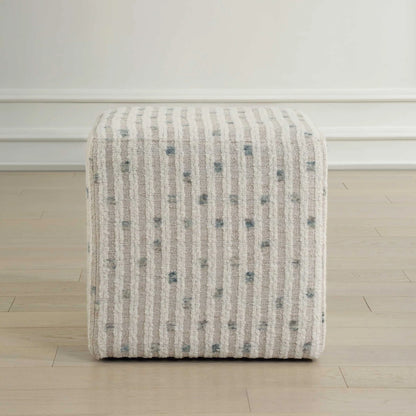 Plaid Ottoman