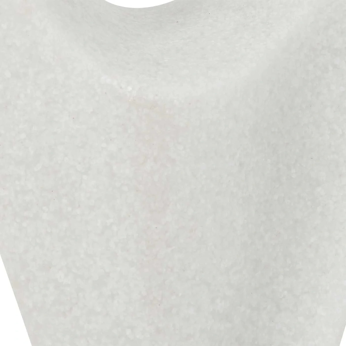 Fluid White Stone Sculpture