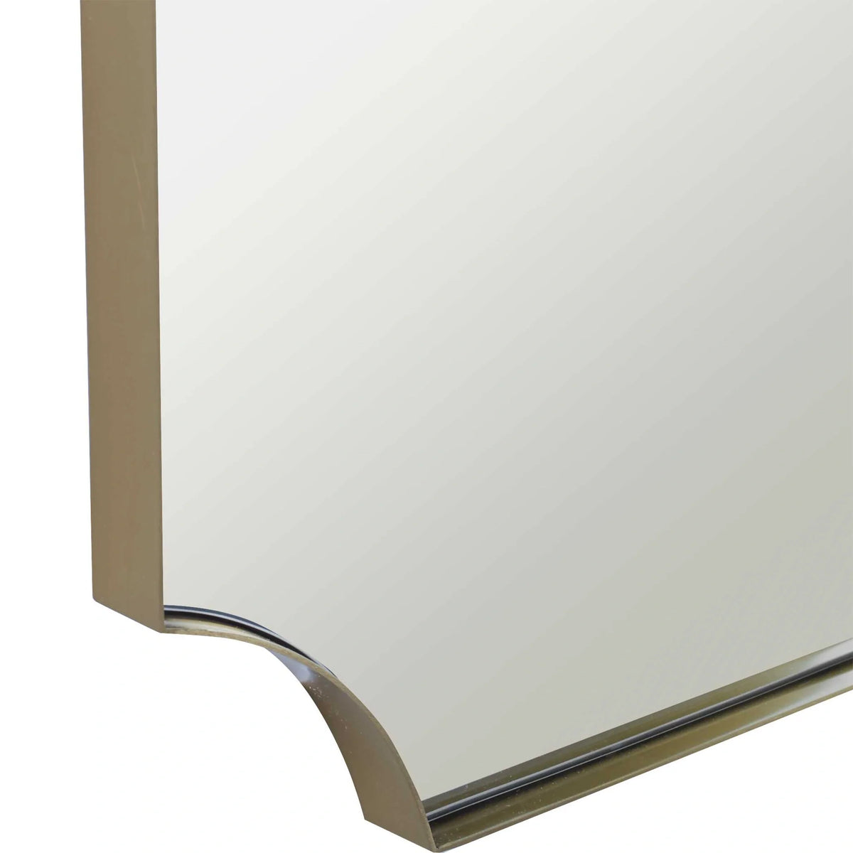 Scalloped Corner Mirror