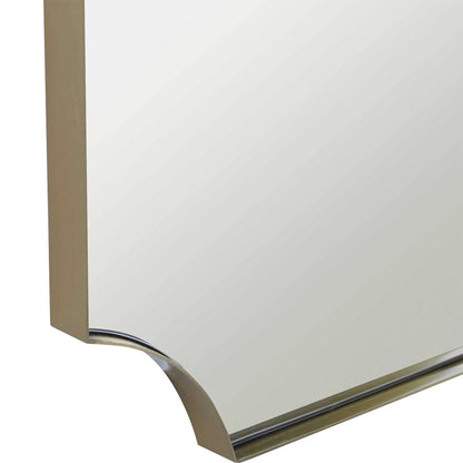 Scalloped Corner Mirror