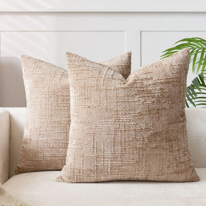 18x18 Soft Chenille Cushion Covers