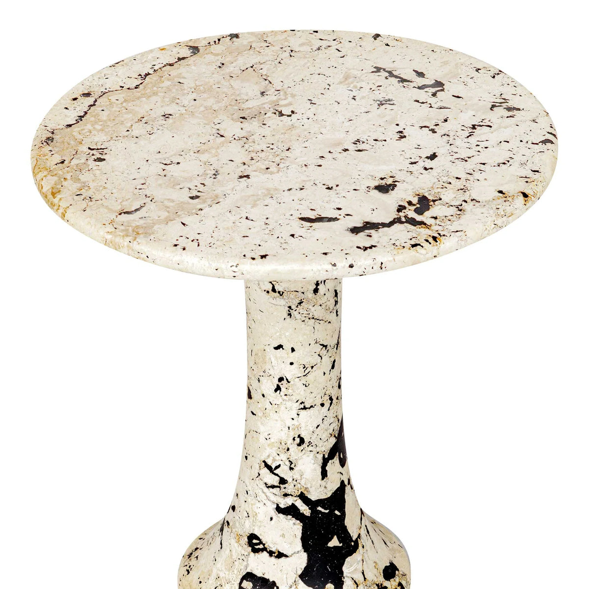 Indoor-Outdoor Stone Side Table