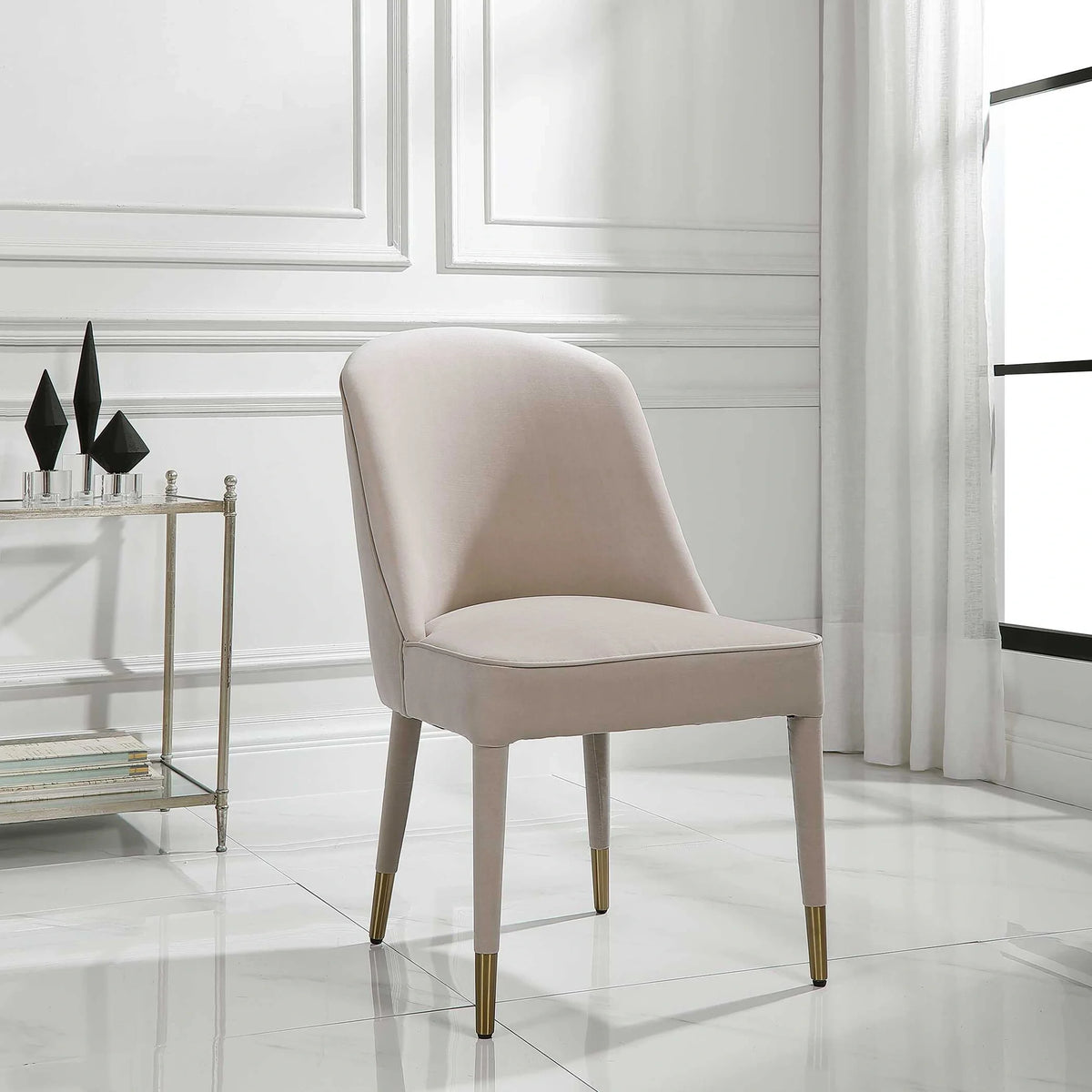 Armless Chairs, Set of 2