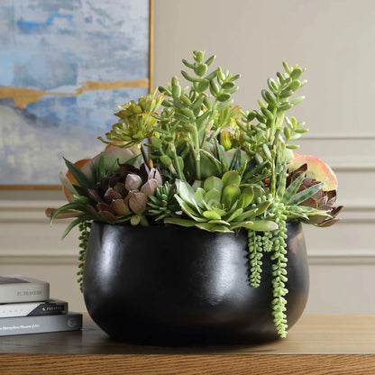 Indoor-Outdoor Succulent Centerpiece