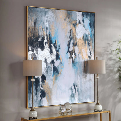 Hand Painted Abstract Canvas Art