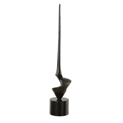 Twisted Bronze Sculpture