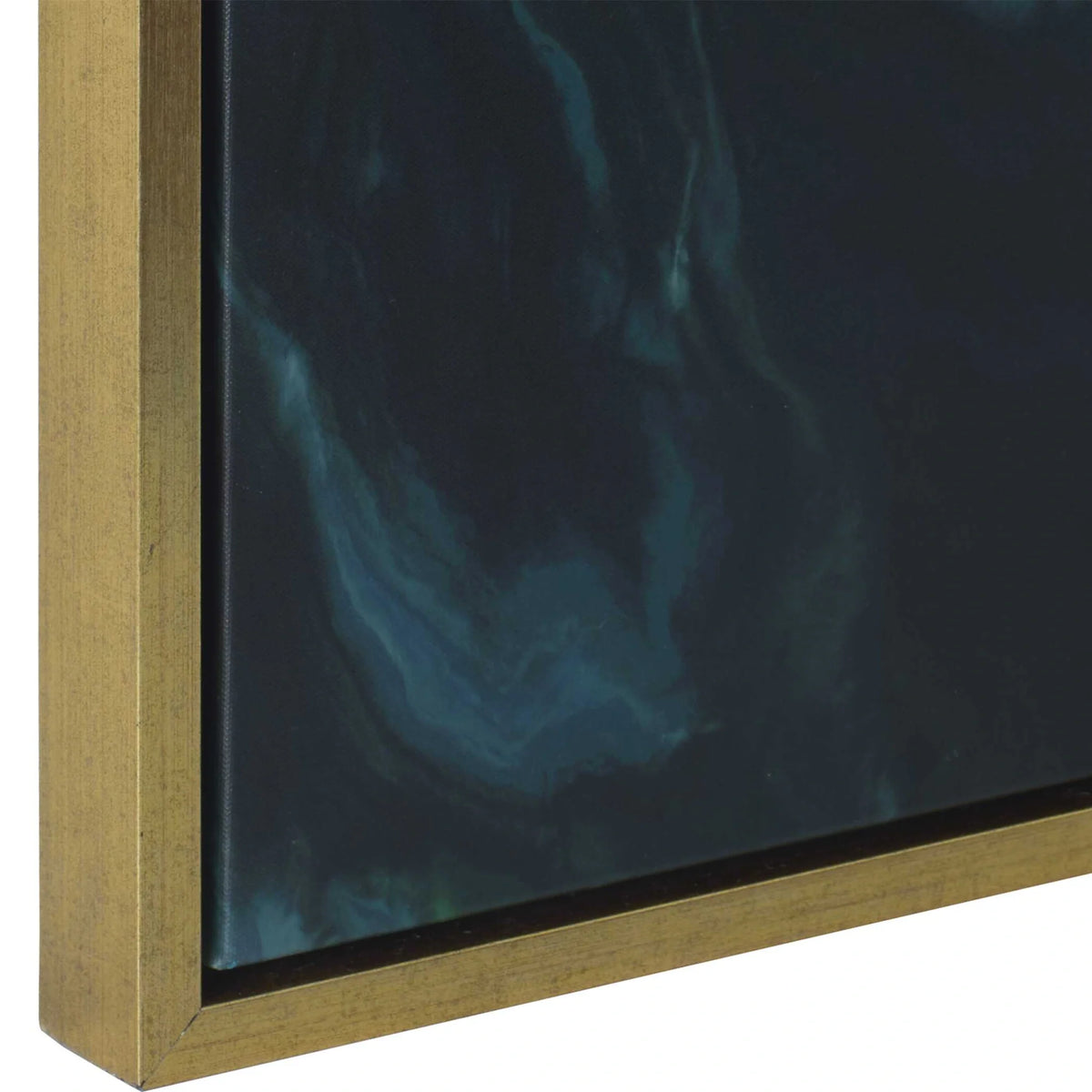 Green Gradient Abstract Canvas