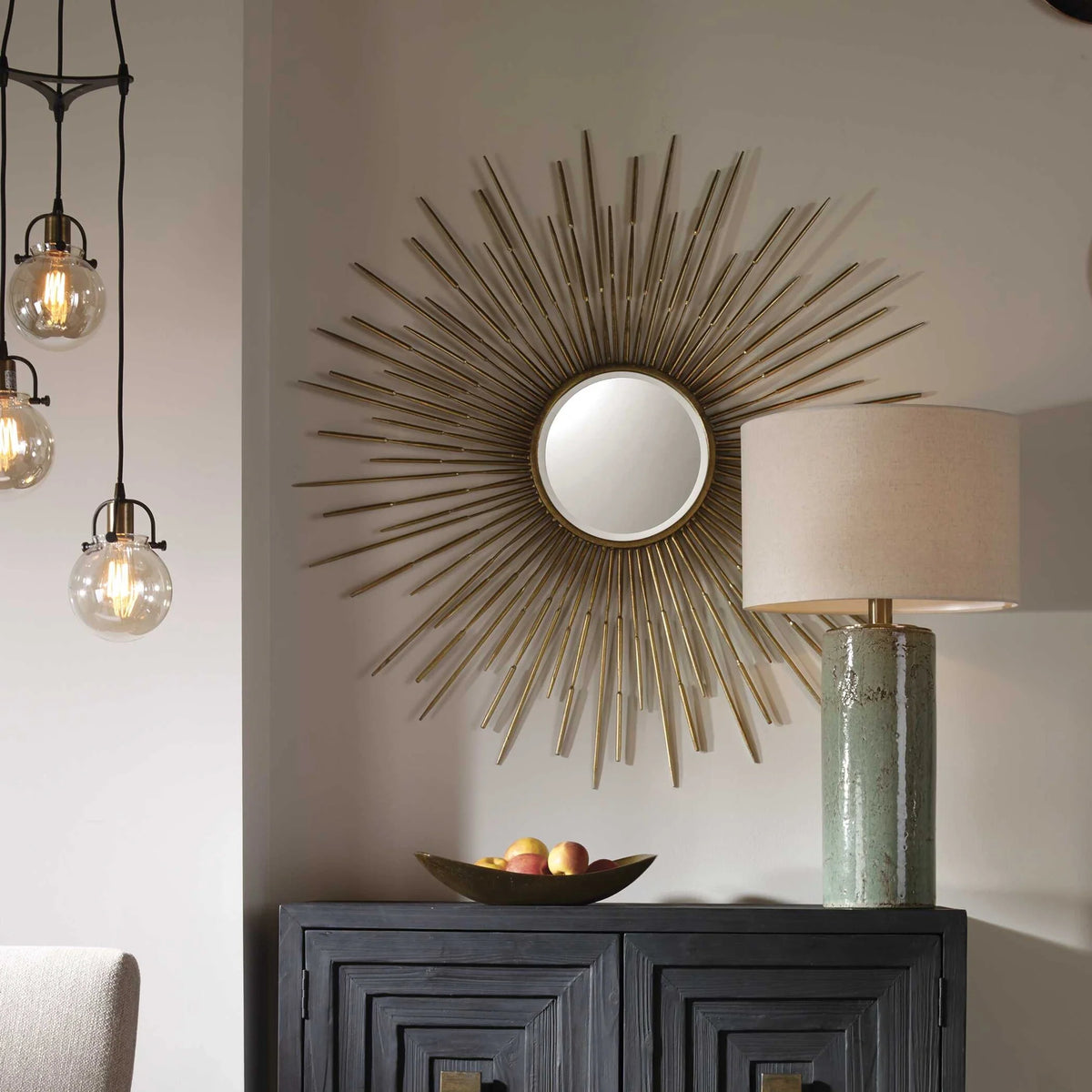 Gold Starburst Mirror