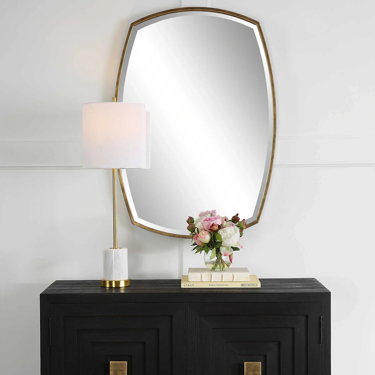 Aged Gold Vanity Mirror