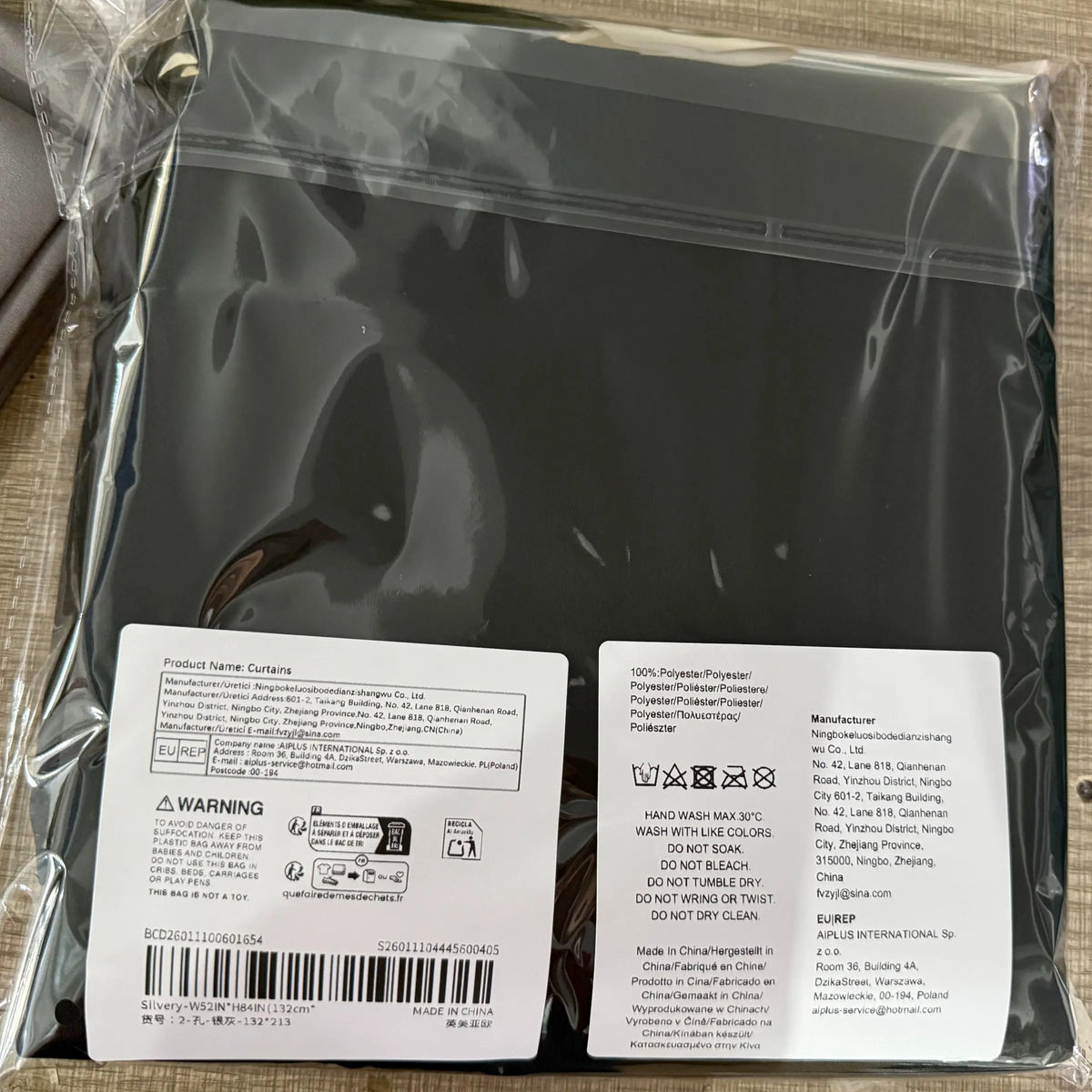 4-Panel Blackout Curtain Set | Thermal Insulated, Rod Pocket | For Wide Windows or Two Standard Windows