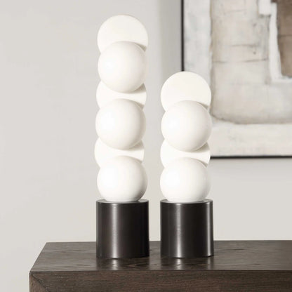 White Sculptures Set/2