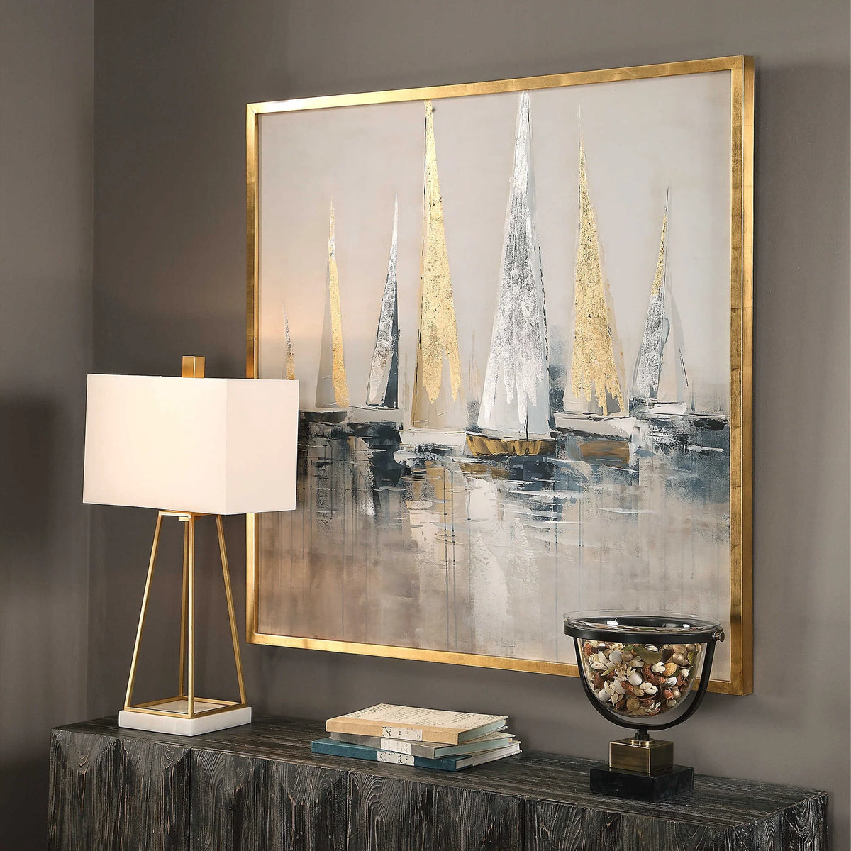 Nautical Sailboat Canvas Art
