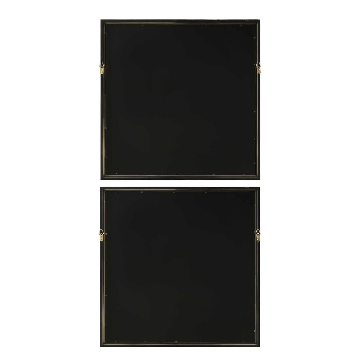 Gold-Accented Abstract Landscape Prints Set/2