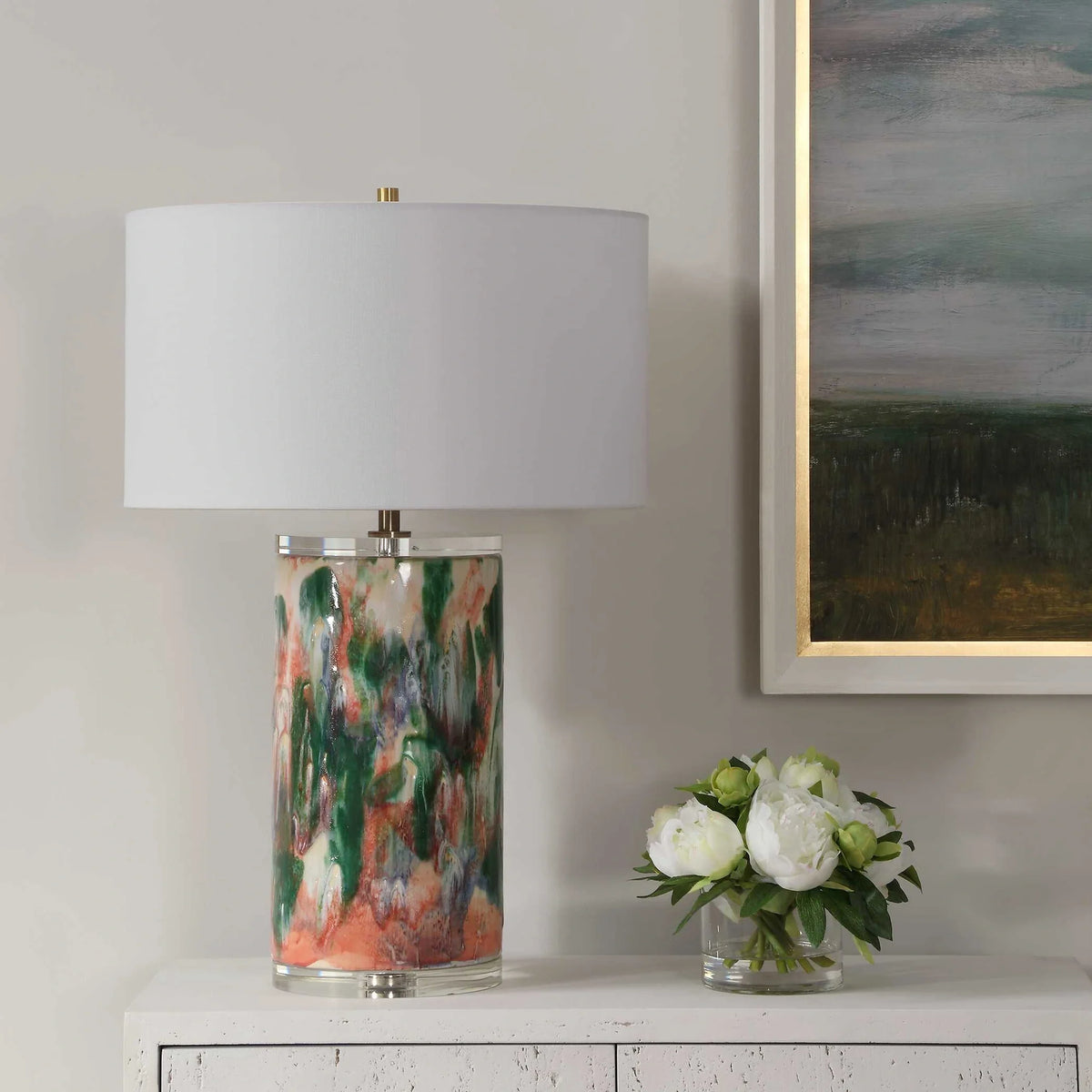 Multi-Colored Table Lamp