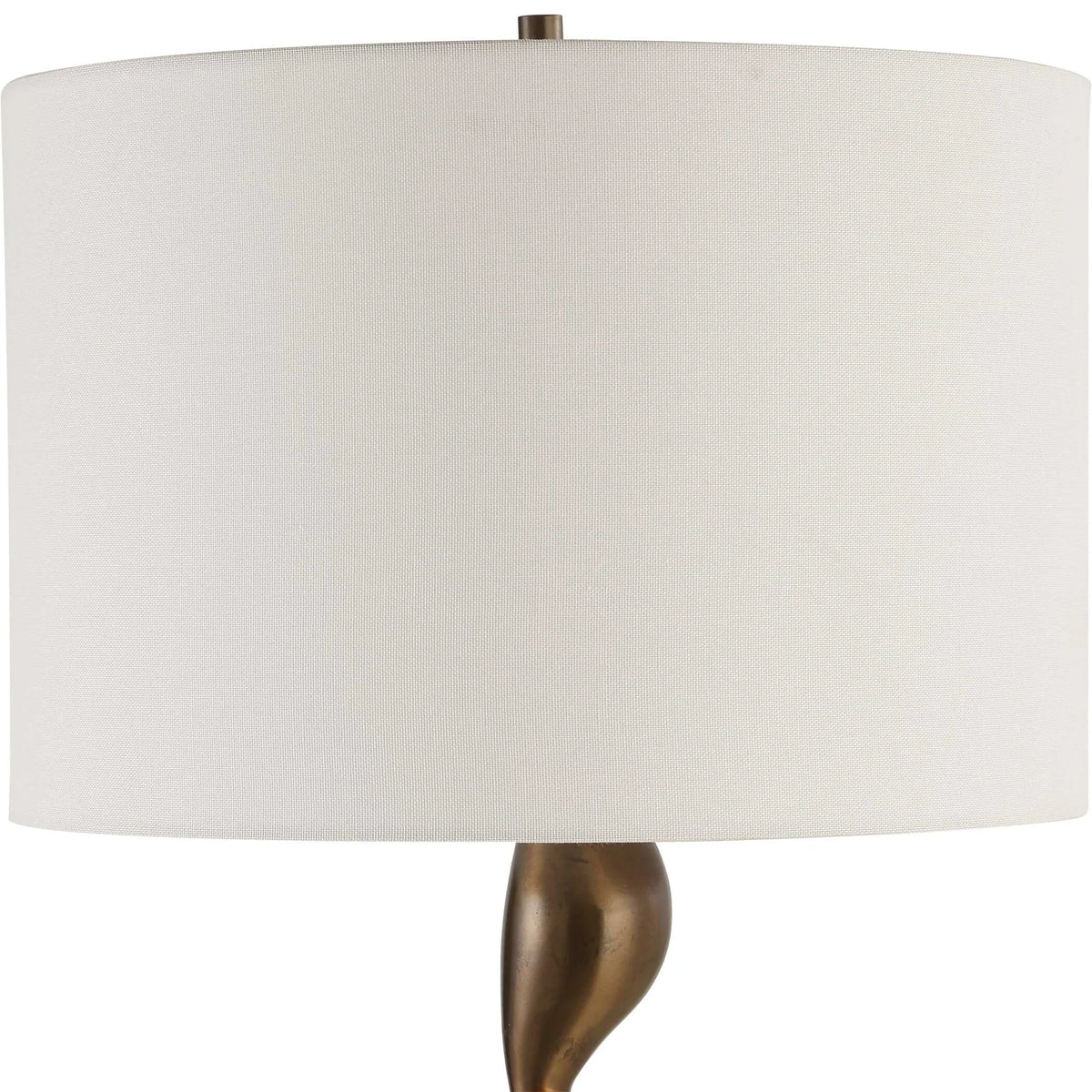 Sculptural Bronze Table Lamp