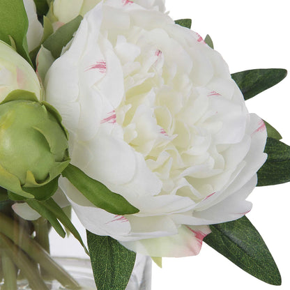Faux Peony Bouquet